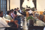 Tollywood latest, Tollywood latest, chiranjeevi chairs a crucial meeting at his home, Tollywood updates