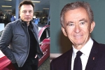 Elon Musk breaking news, Elon Musk worth, elon musk loses world s richest man s title to bernard arnault, Rs 100 bill