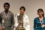 Indian-origin teens Sweep National Brain Bee, Indian-origin news, indian origin teens sweep national brain bee championship, Vijayakumar