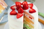 baking, recipe, rainbow cake easy recipe make at home, Rainbow cake