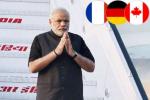 Modi Stephen Harper Canada, Narendra Modi leaving France, indian premier leaves for france germany canada, Hannover messe