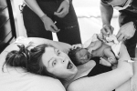 pregnancy, instgram, mother s moment of surprise perfectly captured after she births a boy while expecting a girl goes viral, Jolly