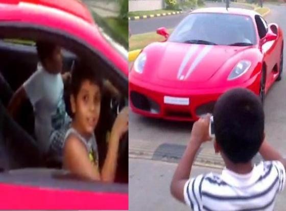 NRI father posts video of his minor son driving car