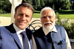 Emmanuel Macron and Narendra Modi, Emmanuel Macron and Narendra Modi news, france and indian prime ministers share their friendship on social media, France