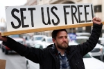 donald trump, stay at home, scattered protests happen in u s against stay at home orders, Oregon